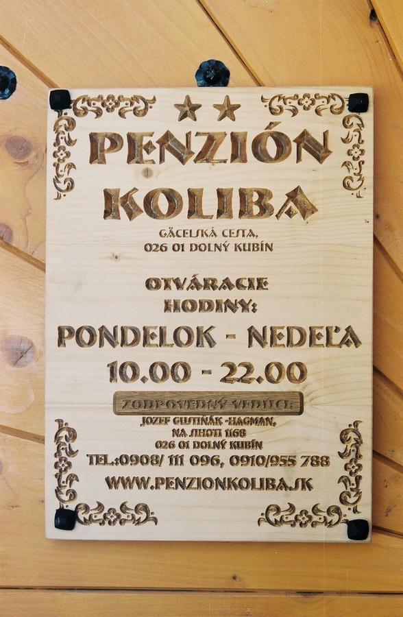 Penzion Koliba Hotel Dolny Kubin Buitenkant foto